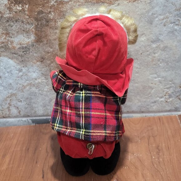 Vintage Mervyns Musical Caroler Animated Plays Jingle Bell - Picture 5 of 13